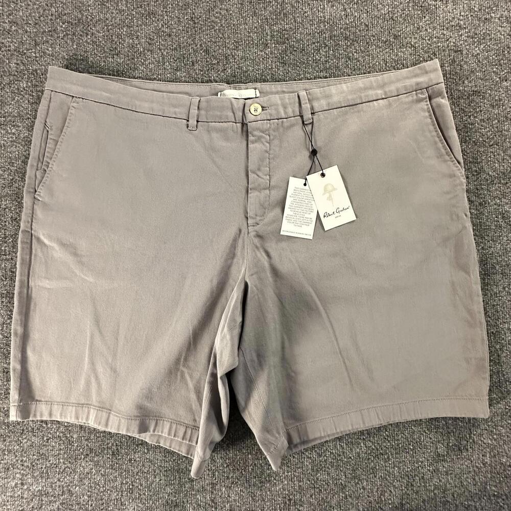 Robert Graham Men's Casual Shorts Size 46 Gray Cotton Blend‎ #616